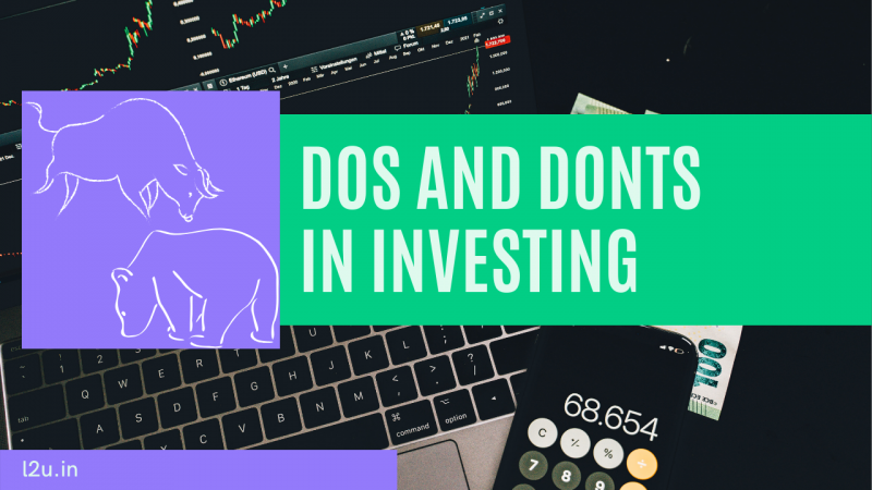 Do’s And Don’ts For New Investors